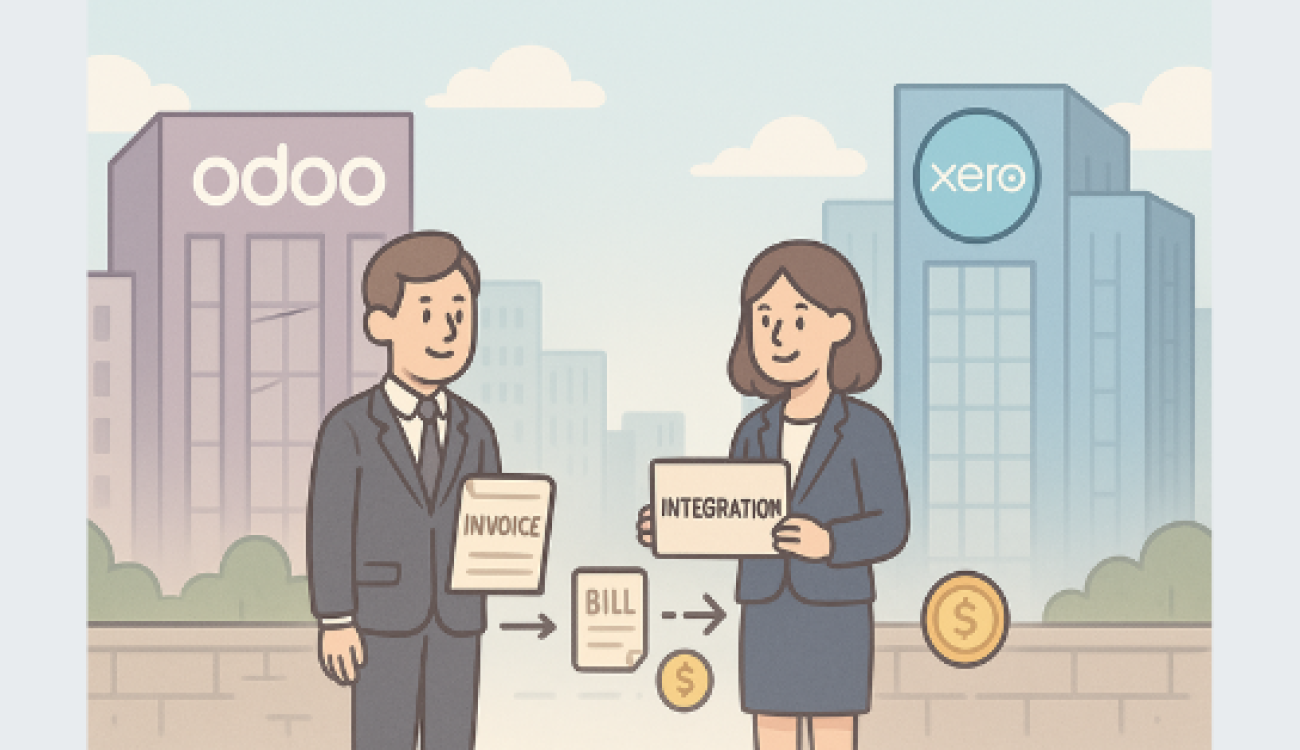 Odoo Xero integration with M+ Software
